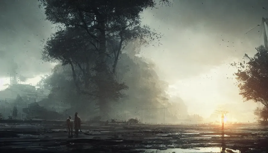 Image similar to concept art by jan urschel, cinematic shot, trending on artstation, high quality