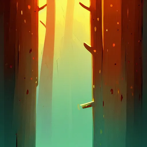 Image similar to digital painted stylized wood texture by james gilleard, painterly, digital art, artstation