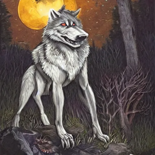 Image similar to Werewolf,