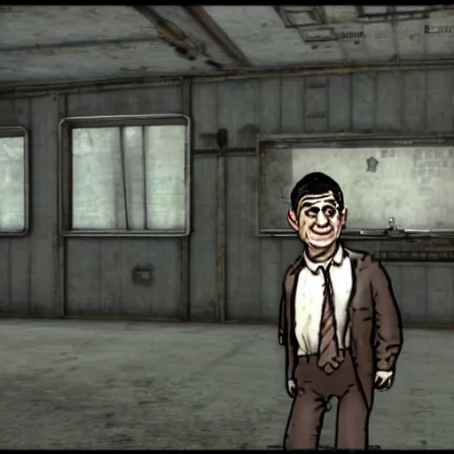 Image similar to mr bean in fallout 3