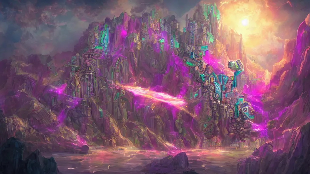 Prompt: bismuth, fantasy artwork, award winning, very very very very very very very beautiful, artstation