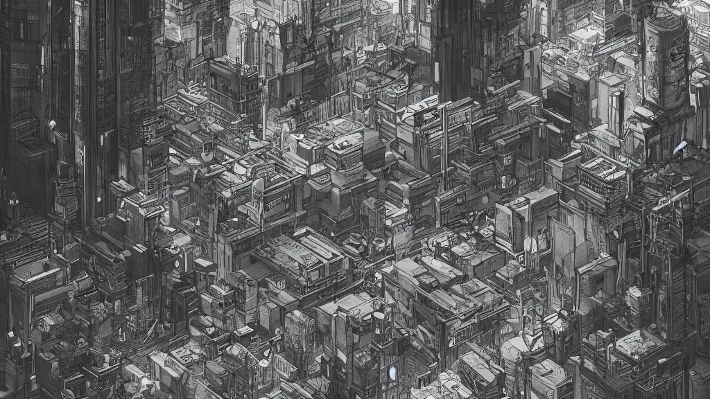 Image similar to a war in cyberpunk city, trending on artstation, hyper realistic, extremely higly detailed, line drawing, sketching, art by sung choi