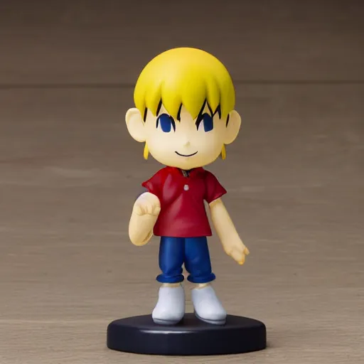 Prompt: Ness Earthbound GoodSmile figurine