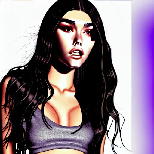 Image similar to madison beer in a dumpster dirty, coherent, 4 k, render, unity render, wallpaper, paparazzi photo