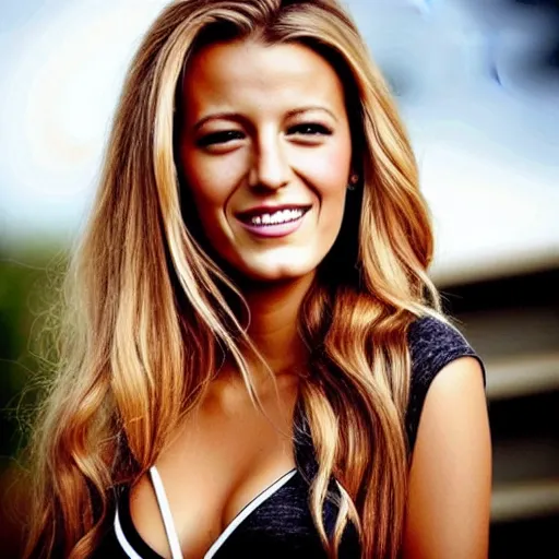 Prompt: “Blake lively, beautiful, highly detailed portrait, photorealistic, ultra detailed, 3d, cartoon, Up”