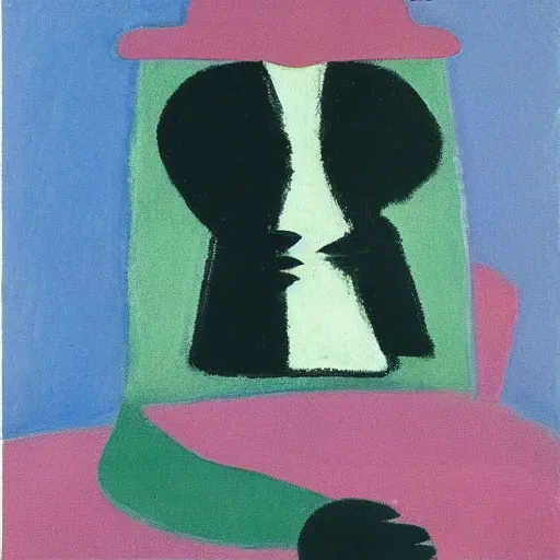 Image similar to A character by Milton Avery