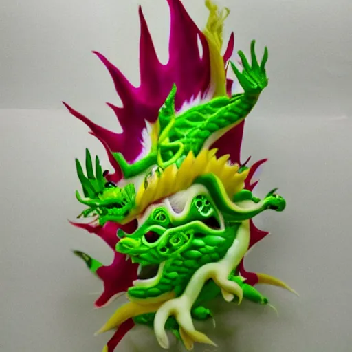 Image similar to chinese dragon, dragon fruit