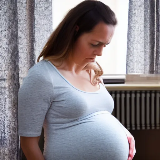 Prompt: pregnant woman uncomfortable with indegestion