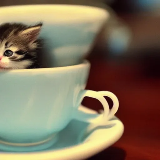 Image similar to “ tiny teacup kitten ”