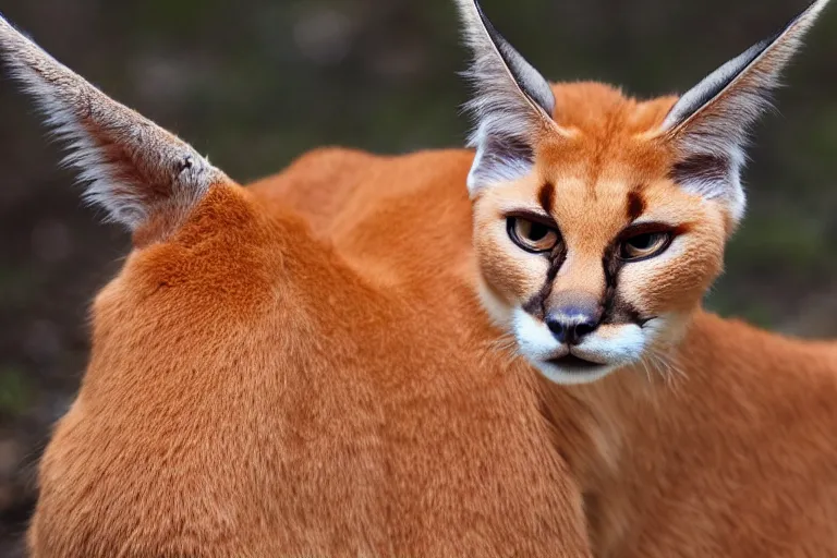 Image similar to one dollar banknote with face of cute caracal on it, photo realistic, ultra detailed, 8k, bokeh, sharp focus