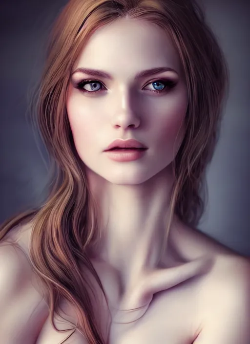 Image similar to a gorgeous scottish female photo, professionally retouched, soft lighting, realistic, smooth face, full body shot, torso, dress, perfect eyes, sharp focus on eyes, 8 k, high definition, insanely detailed, intricate, elegant, art by artgerm and jason chan