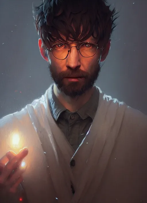 Prompt: Highly detailed portrait of a murderer, Stephen Bliss, unreal engine, fantasy art by Greg Rutkowski, Loish, Rhads, ferdinand knab, Makoto Shinkai and Lois van baarle, ilya kuvshinov, rossdraws, Tom Bagshaw, global illumination, radiant light, detailed and intricate environment