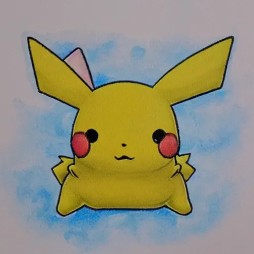 Image similar to a cloud Pikachu