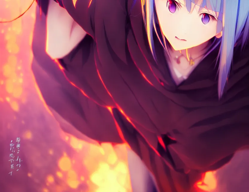 Prompt: a thief from waterdeep, by nashimanga from re : zero, by chuby mi, anime illustration, anime key visual, beautiful anime - style digital painting by wlop, amazing wallpaper