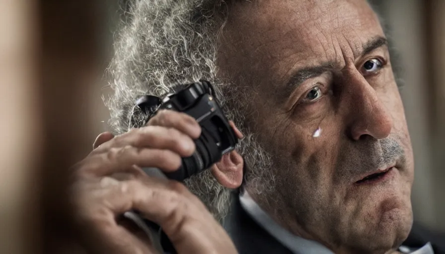 Prompt: hyper-realistic and detailed 2010s movie still portrait of kubric, by Paolo Sorrentino, Leica SL2 30mm, beautiful color, high quality, high textured, cinematic, low angle shot