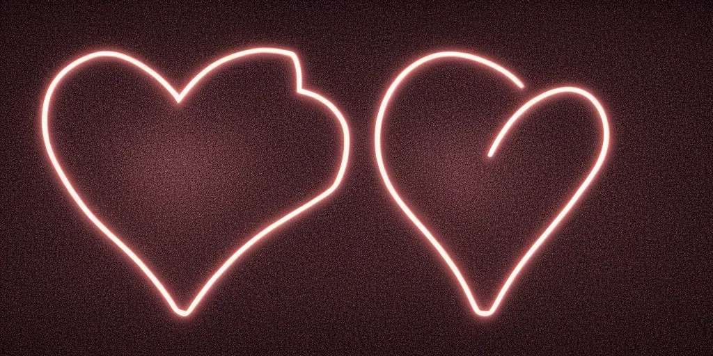 rose gold heart, deep black background, octane render, | Stable ...