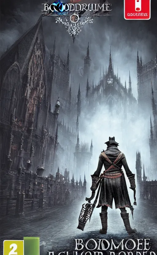 Bloodborne Video Game Poster Title 