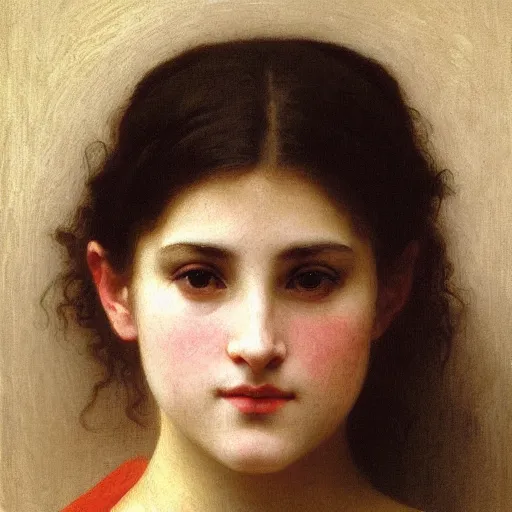 Prompt: Female Portrait, by William-Adolphe Bouguereau.