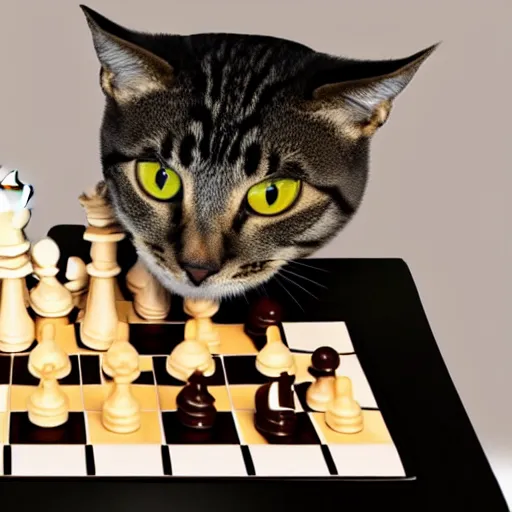 Open world chess with cats