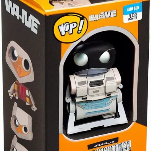 Image similar to Wall-E Wall.E Wall E Funko Pop with package by Disney Pixar, very cute