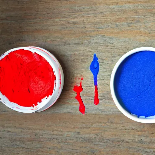 Image similar to what happens when you mix red and blue paint