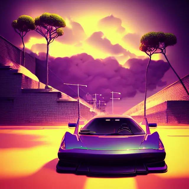 Image similar to phonk tony phonk album cover, drift music album cover, phonk drift, highly detailed, octane render by tomino sama