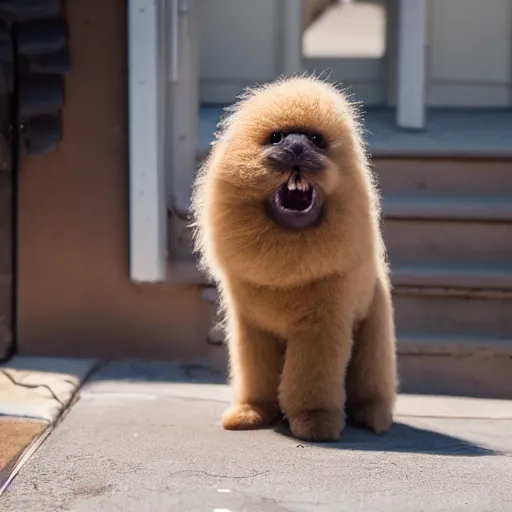 Image similar to LOS ANGELES, CA, USA-SEP 20, 2017: The most cute-adorable-huggable-fluffy self-aware creature that emerged from the opening of the Hellmouth, DSLR 4k+