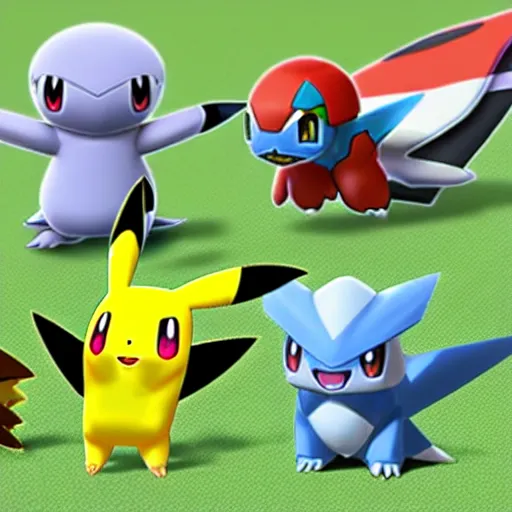 Image similar to new! pokemon that doesn'texist, 3 d rendered