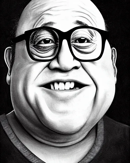 Image similar to painting portrait of danny devito as an egg, cartoon, warm lighting, danny devito has an egg body, movie poster, illustration by bartek fedyczak, erak note, tooth wu, neil richards, kan liu, siwoo kim, jisu choe, trending on art station