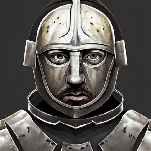 Image similar to gregor clegane from game of thrones wearing a heavy platemail helmet and armor, artstation hall of fame gallery, editors choice, #1 digital painting of all time, most beautiful image ever created, emotionally evocative, greatest art ever made, lifetime achievement magnum opus masterpiece, the most amazing breathtaking image with the deepest message ever painted, a thing of beauty beyond imagination or words, 4k, highly detailed, cinematic lighting