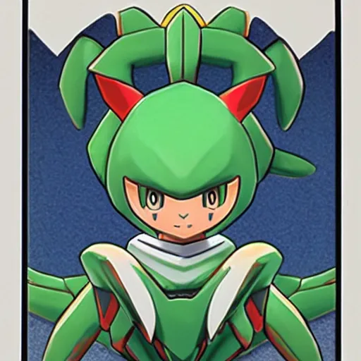 Image similar to portrait of one completely new, non - existing pokemon, new generation starter, very detailed, slick design, by ken sugimori