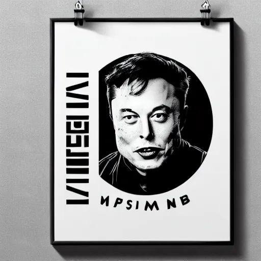 Image similar to Elon Musk as twitter logo, 8K, award winning artwork, high quality printing, fine art, artstationHD