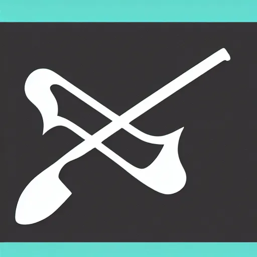 Prompt: the sickle and the hammer, twitter logo version, flag, illustration, digital