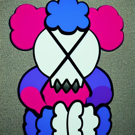 Image similar to beautiful kaws artwork