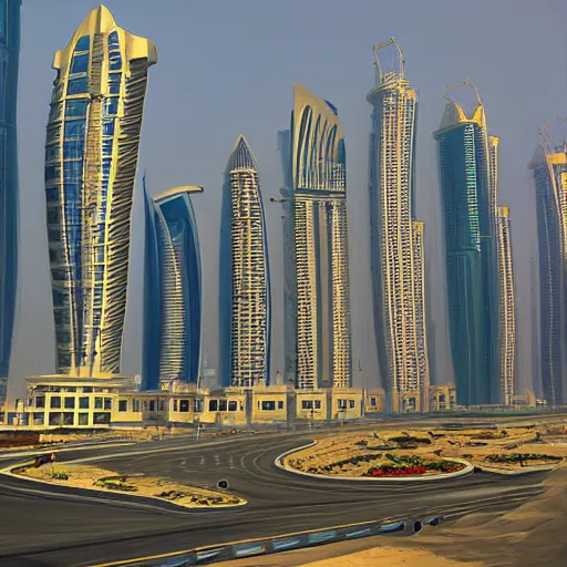 Image similar to gta : dubai by jama jura baev