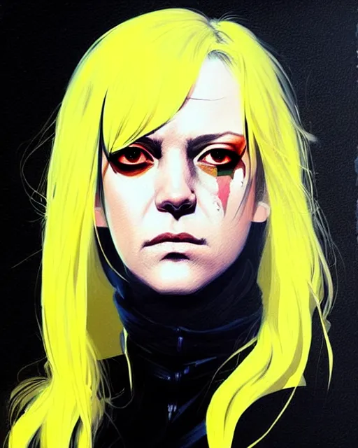 Image similar to a ultradetailed painting of elle driver from kill bill by conrad roset, greg rutkowski and makoto shinkai trending on artstation