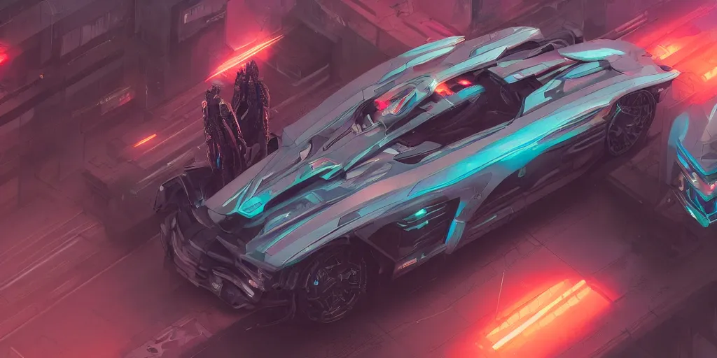 Image similar to cyberpunk vehicle design, character sheet, Moebius, Greg Rutkowski, Zabrocki, Karlkka, Jayison Devadas, Phuoc Quan, trending on Artstation, 8K, ultra wide angle, zenith view, pincushion lens effect