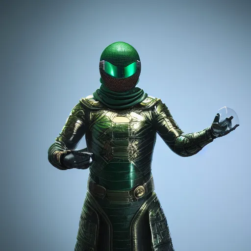 Image similar to Mysterio, 8k, blender, octane render, studio lighting, hyperdetalied, cgsociety, high quality,