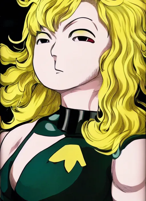 Image similar to A full portrait photo of tatsumaki one punch man, f/22, 35mm, 2700K, lighting, perfect faces, award winning photography.