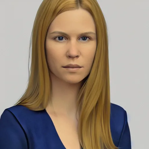 Prompt: an ultra realistic 3D portrait of Erin Moriarty