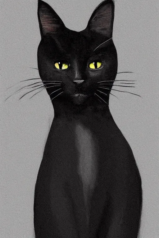 Image similar to a black cat wearing a tuxedo, portait, photo, profile, picture, hyperrealistic, concept art, digital art