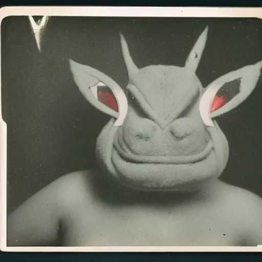 Image similar to 1 9 5 0 s polaroid picture of venusaur