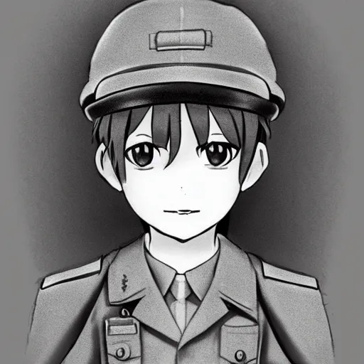 Prompt: beautiful little boy in nazi uniform posing. made in abyss art style, inspired by kris from deltarrune, cute detailed artwork, anatomically correct, soft details, ilya kuvshinov, reflection, perfect composition, portrait, illumination, digital art, detailed anime soft face, symmetrical face