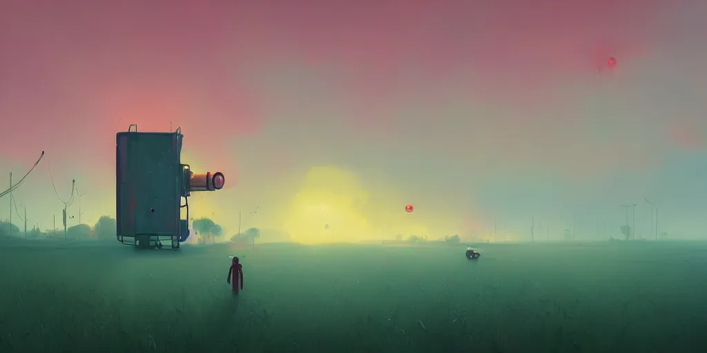 Prompt: twitter poisonous community, surreal photography, sunrise, dramatic light, impressionist painting, colorful, digital painting, artstation, simon stalenhag