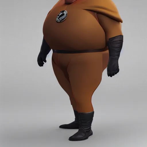 Prompt: Goose-Man, Cheesy supervillain, poorly made costume, overweight, skintight costume, high quality, unreal engine 5 render, high quality render, octane render, photo realistic,