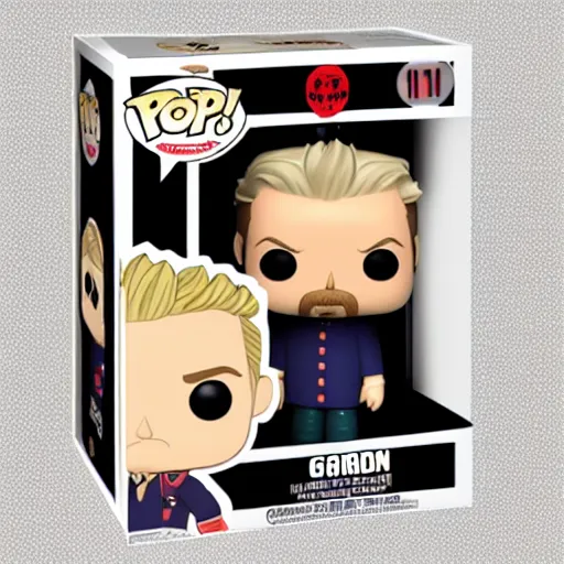 Image similar to gordon ramsay funko pop