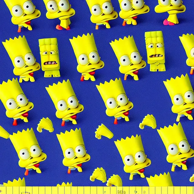 Prompt: spongebart simpsonpants, an anime nendoroid of spongebart simpsonpants, figurine, detailed product photo