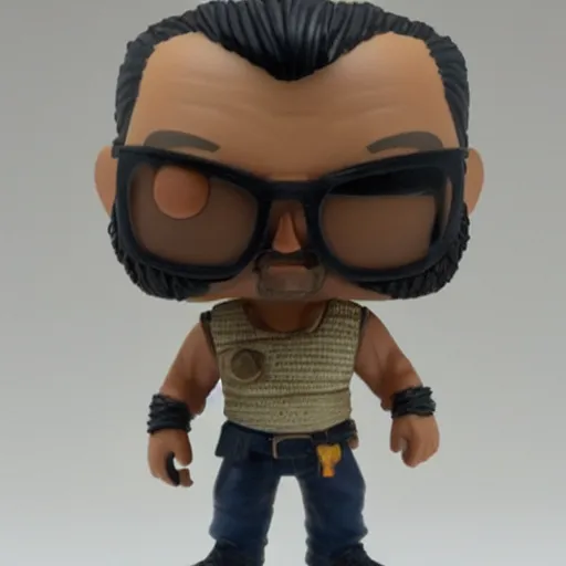 Image similar to funko pop figurine of tuco salamanca