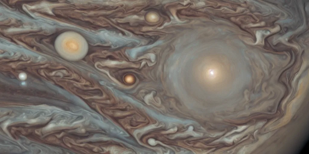 Prompt: Space flight on Jupiter's surface