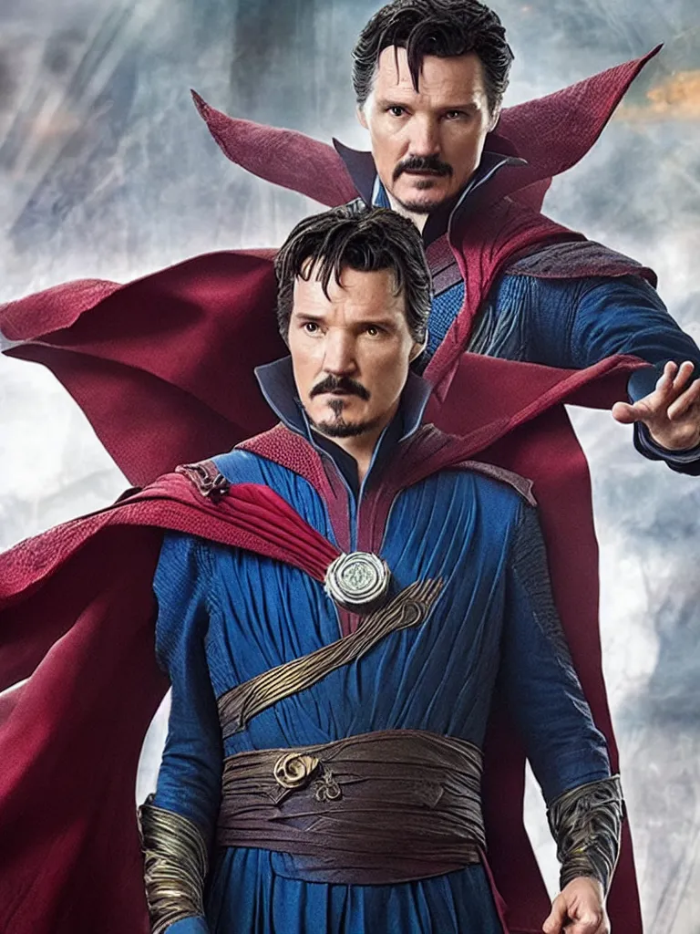 Image similar to Pedro Pascal as Doctor Strange